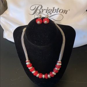 Brighton Global Dreams Red Necklace and earrings!